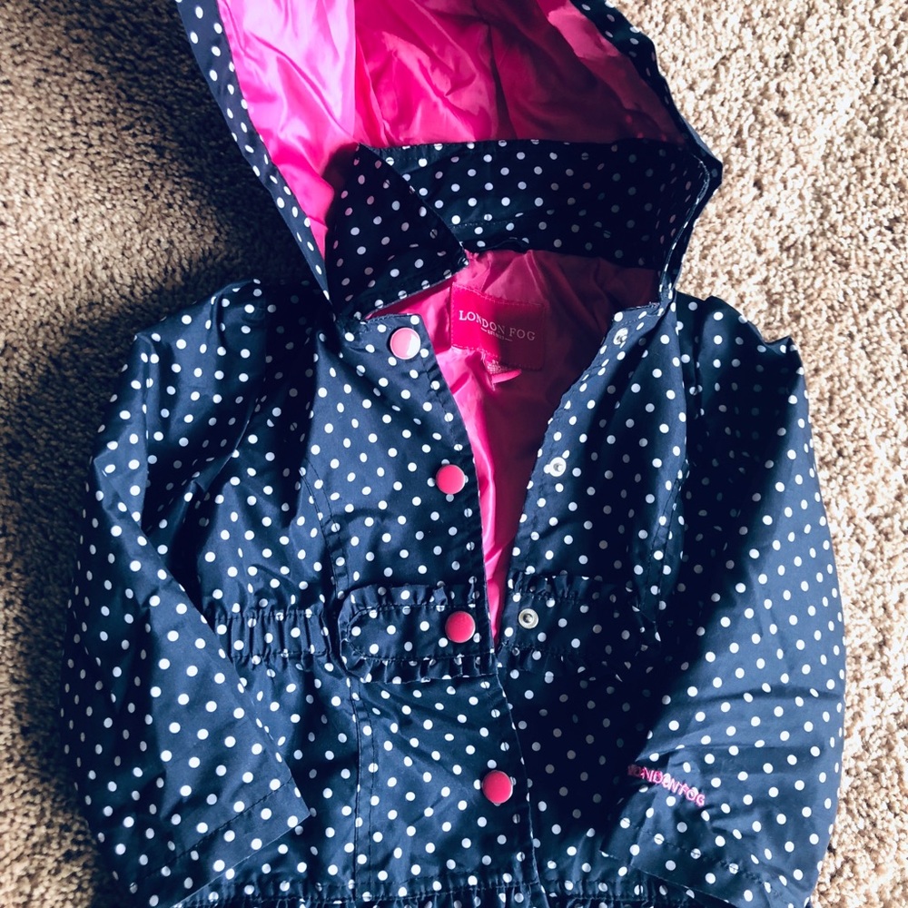 London Fog girls size 3T rain coat